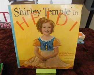 Shirley Temple "Heidi" Book