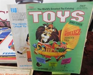 Vintage FAO Schwartz Toy Catalogs
