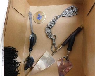 Masonic Trowels and Ephemera