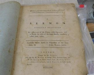1771 Quaker Sermon