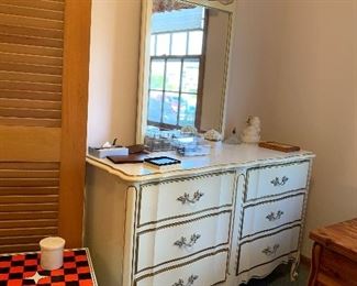 French Provincial Dresser W/ Mirror