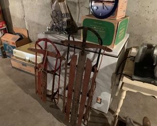 Antique sleds