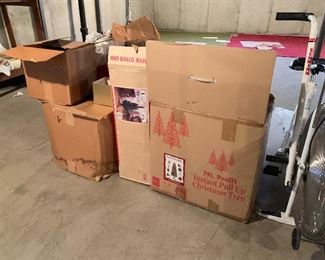 Various Christmas trees