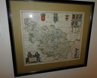 Antique Hand Colored Maps