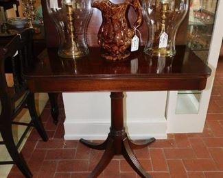 Flip top games table, clear hurricanes 