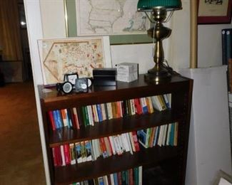 Student lamp, bookcase, more maps 