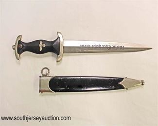 Lot 1: SS service dress dagger model 1933 ordinance 08736 E.F Horster