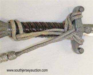 Lot 2: German Reichsbahn dress dagger model 1935 railway dagger with black cellulite grip