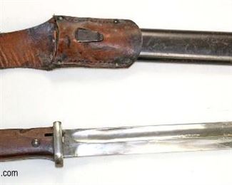 Lot 3: Mauser bayonet with a scabbard 9827