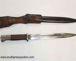 Lot 3: Mauser bayonet with a scabbard 9827
