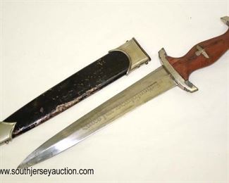 Lot 7: WWII German NSKK dress dagger early made by Carl Heidelberg Solingen