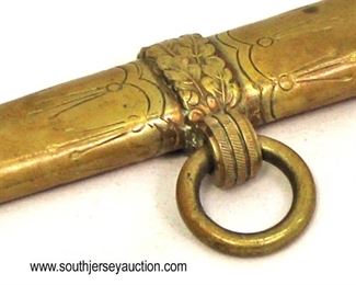 Lot 8: WWII German Navel Officer dress dagger Kriegsmarine EF Horster with lightening bolt scabbard