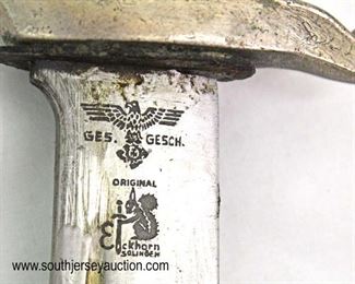 Lot 9: WWII German Technical Emergency Corps Technische Nothife TENO by Eickhorn Hewer Solingen