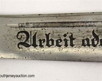 Lot 10: WWII German RAD Boker with scabbard