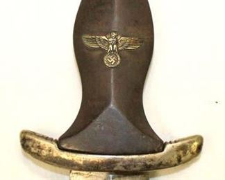 Lot 11: WWII German 1933 SS dress dagger by 736 EF Horster with scabbard 807/36 RZM
