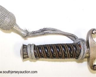 Lot 14: WWII German Army officer dagger by WKC with scabbard Solingen