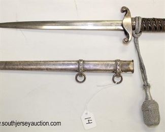 Lot 14: WWII German Army officer dagger by WKC with scabbard Solingen