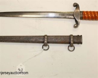Lot 24: WWII German officers dress dagger by WKC with scabbard Solingen