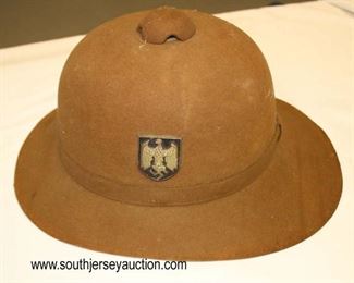 Lot 25: Afrika Korps Pith Helmet Army