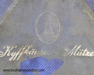 Lot 26: WWI Veterans German Kyffhauser Mutke bund visor cap size 57