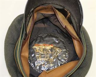 Lot 29: Barre Brau visor cap with political eagle