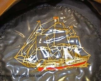 Lot 29: Barre Brau visor cap with political eagle
