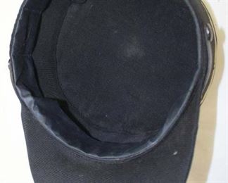 Lot 31: WWII SS Kepi with tag Feldmutz cap