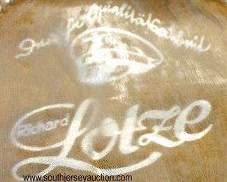 Lot 32: Richard Lotze SS officers crusher cap with reproduction emblems
