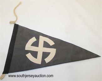 Lot 36: Mobile swastika automobile car pennant
