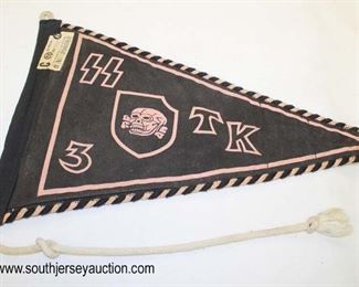 Lot 37: SS car automobile marked TK3 with Hersteller sales tag pennant