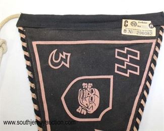 Lot 37: SS car automobile marked TK3 with Hersteller sales tag pennant