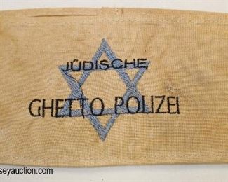 Lot 43: Jewish style ghetto polizei arm band