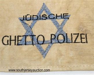 Lot 43: Jewish style ghetto polizei arm band