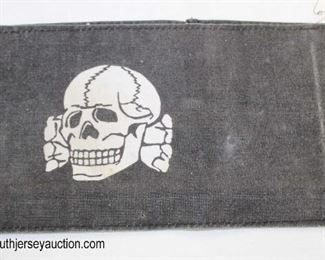 Lot 48: Totenkopf style arm band