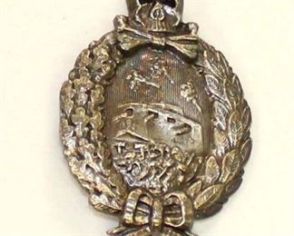 Lot 57: WWI German style tank korp badge