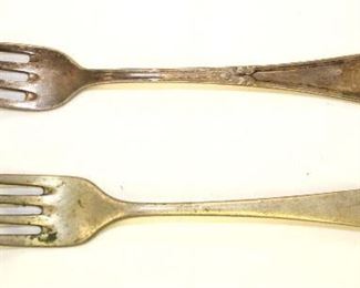 Lot 66: Forks marked SS (lot of 2)