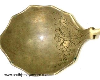 Lot 67: Brass Ladel Philigree Indian