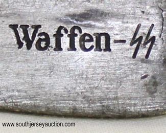 Lot 70: 3 forks and spoon marked Waffen SS (lot of 4)