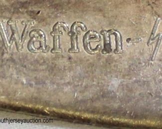 Lot 70: 3 forks and spoon marked Waffen SS (lot of 4)