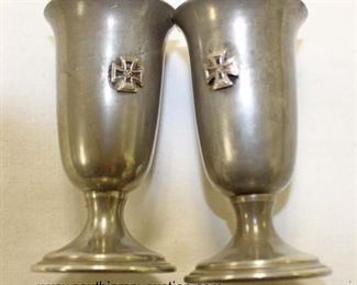 Lot 71: Cordials or Shot Glasses with Iron Cross first class (lot of 2)