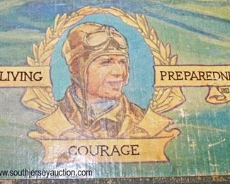 Lot 77: The Boys Story of Lindbergh the Lone Eagle by Richard J. Beamish first edition hard copy library book with some repair
