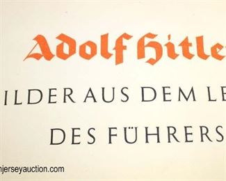 Lot 78: Adolph Hitler Cigarette Card Book with All the cards and remnants of dust jackets