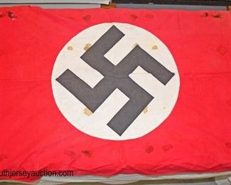 Lot 86: NSDAP 43"x32" Flag