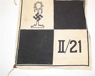 Lot 87: Afrika Korp Unit Flag
