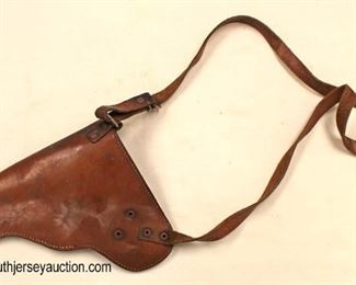 Lot 93: Leather Shoulder Holster possible military use