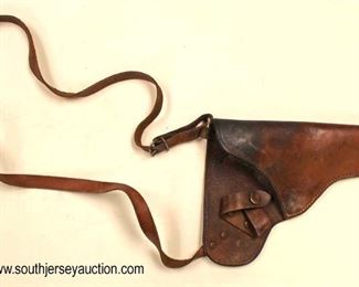 Lot 93: Leather Shoulder Holster possible military use