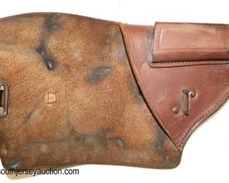 Lot 94: Semi Automatic Pistol Vintage Leather Holster