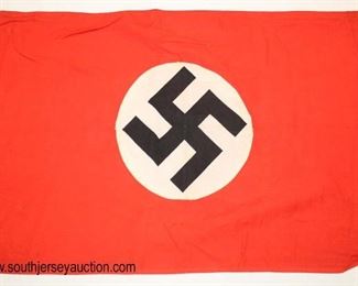 Lot 101: WWII German small party flag 22" x 14" double sided