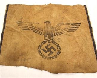 Lot 113: Part of a German Marked Grain Sack H. Vpfl. 1940 approximately 18”x14”