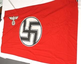 Lot 115: German State Service Flag approximately 33”x59”